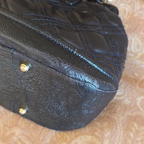 Brahmin Amy Rivington Black Leather Quilted Handbag - Picture 7 of 9